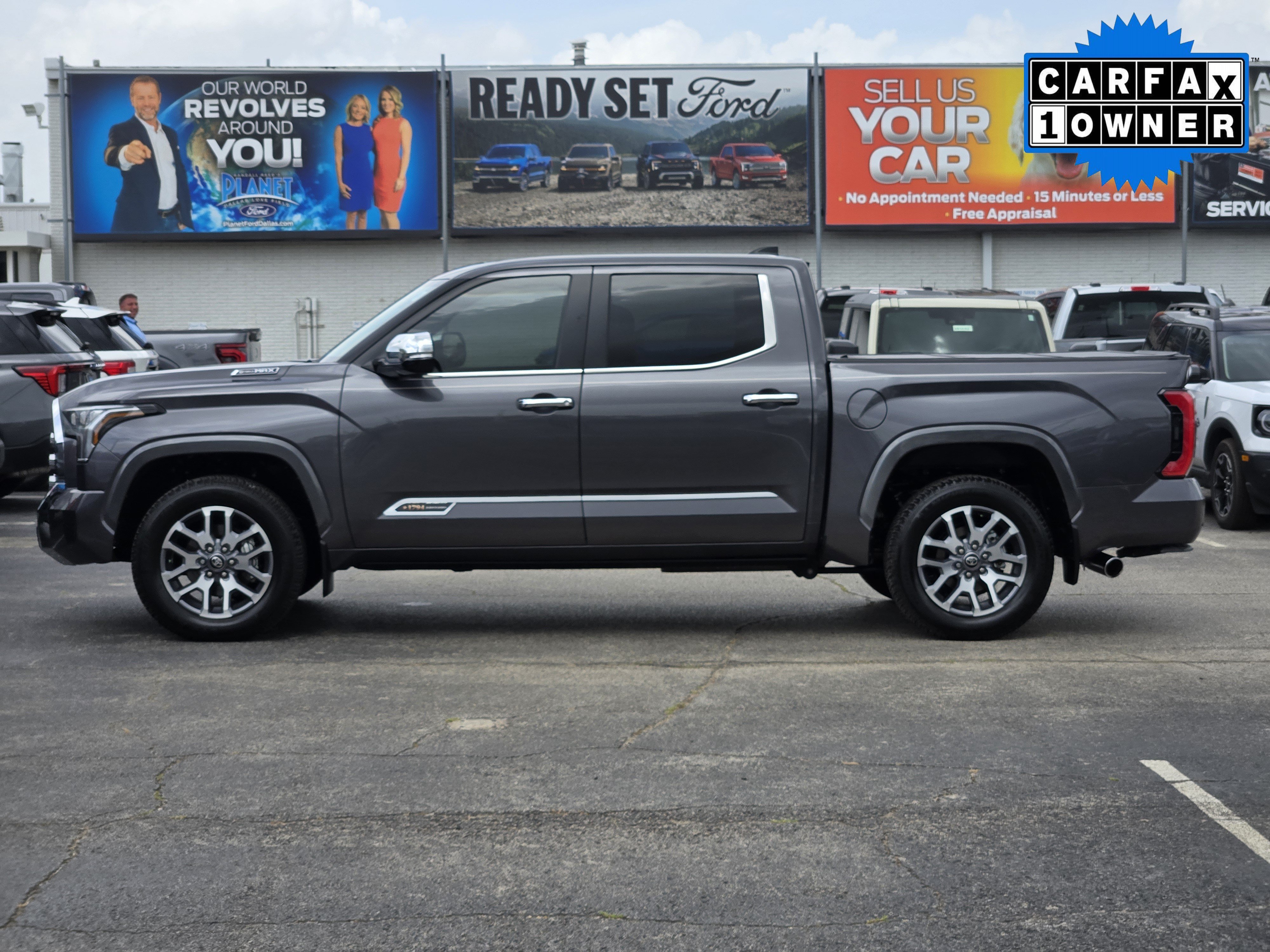 Used 2025 Magnetic Gray Metallic Toyota 1794 Edition image 4