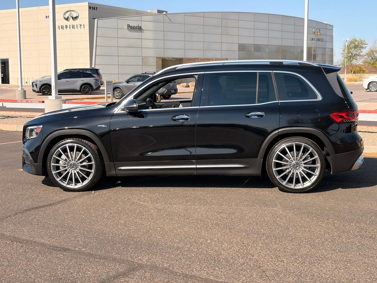 Used 2022 Night Black Mercedes-Benz GLB 35 AMGÂ® image 2