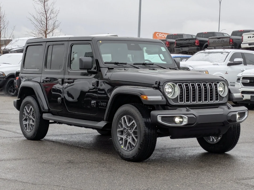 New 2026 Black Jeep Sahara - - 4x4 - Body- Color Top - Safety Group - 3.6L Pentastar V6 - Remote Start & More! image 2