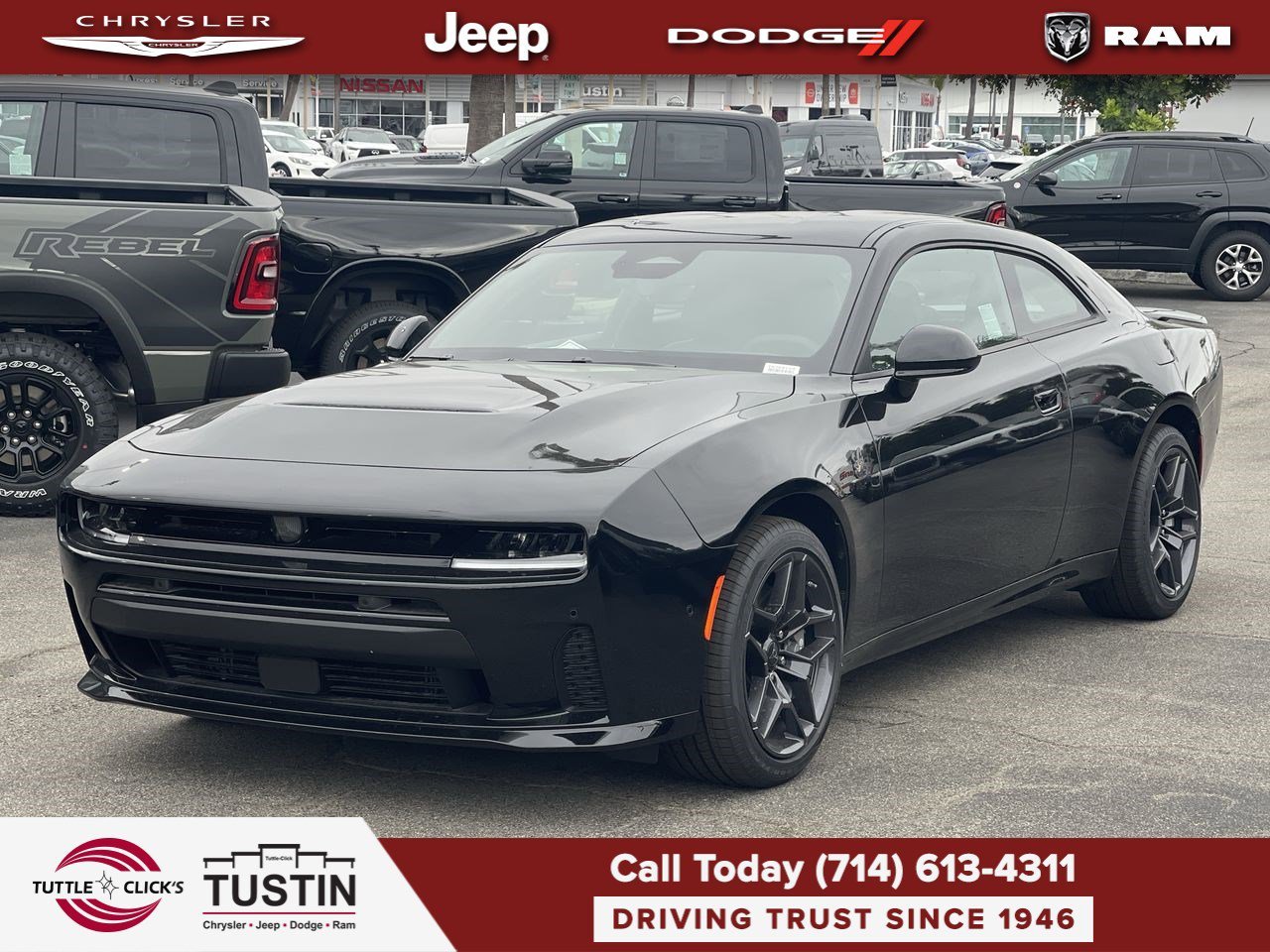 New 2026 Diamond Black Crystal Pearlcoat Dodge Scat Pack image 3