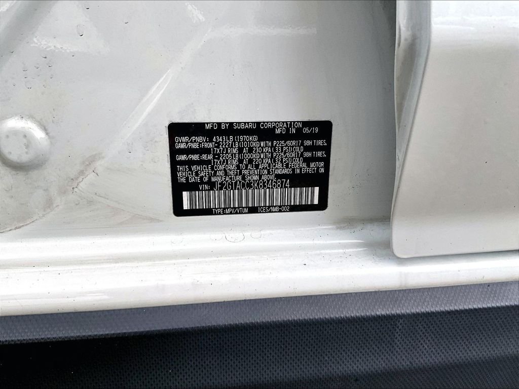 Used 2019 White Subaru 2.0i Premium image 9