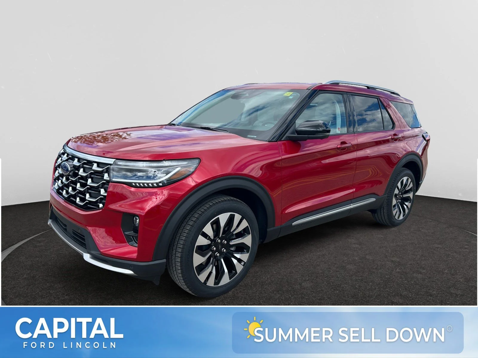 New 2026 Rapid Red Metallic Tinted Clearcoat Ford Platinum image 1