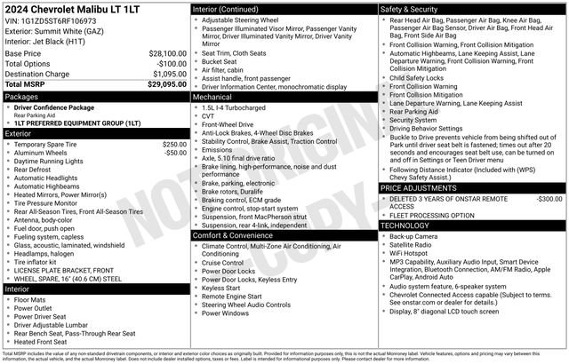 Used 2024 Summit White Chevrolet 1LT image 5