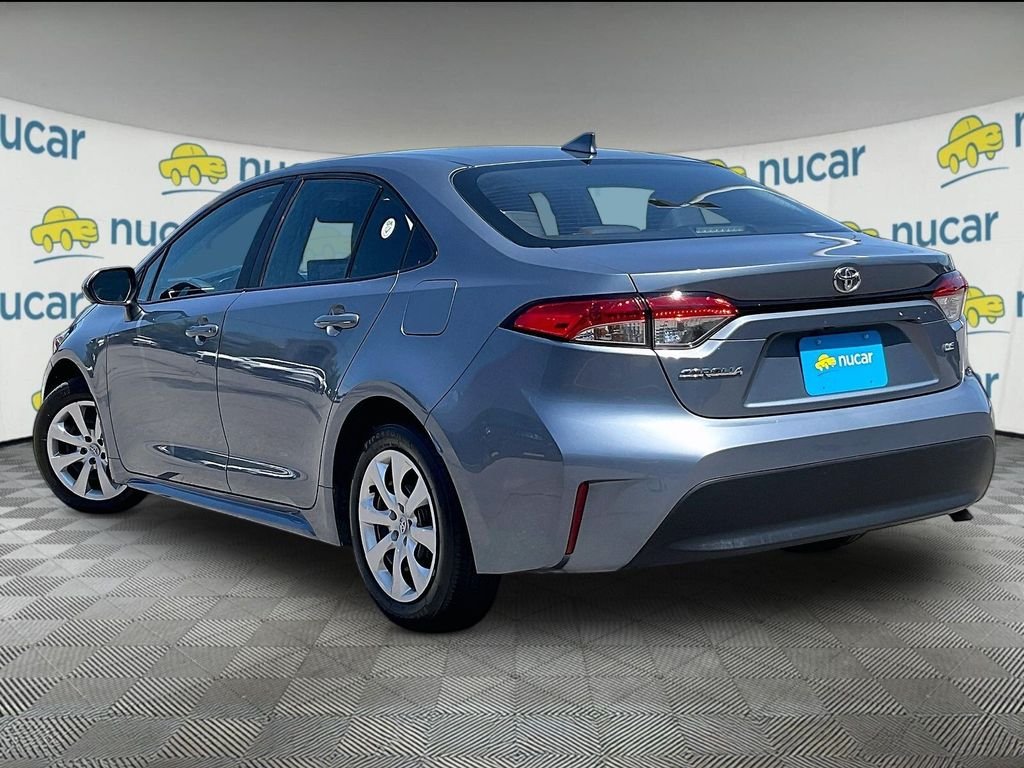 Certified Used 2025 Blue Toyota LE image 4