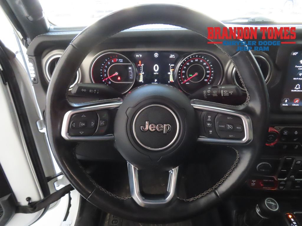 Used 2021 White Jeep Unlimited Rubicon image 14