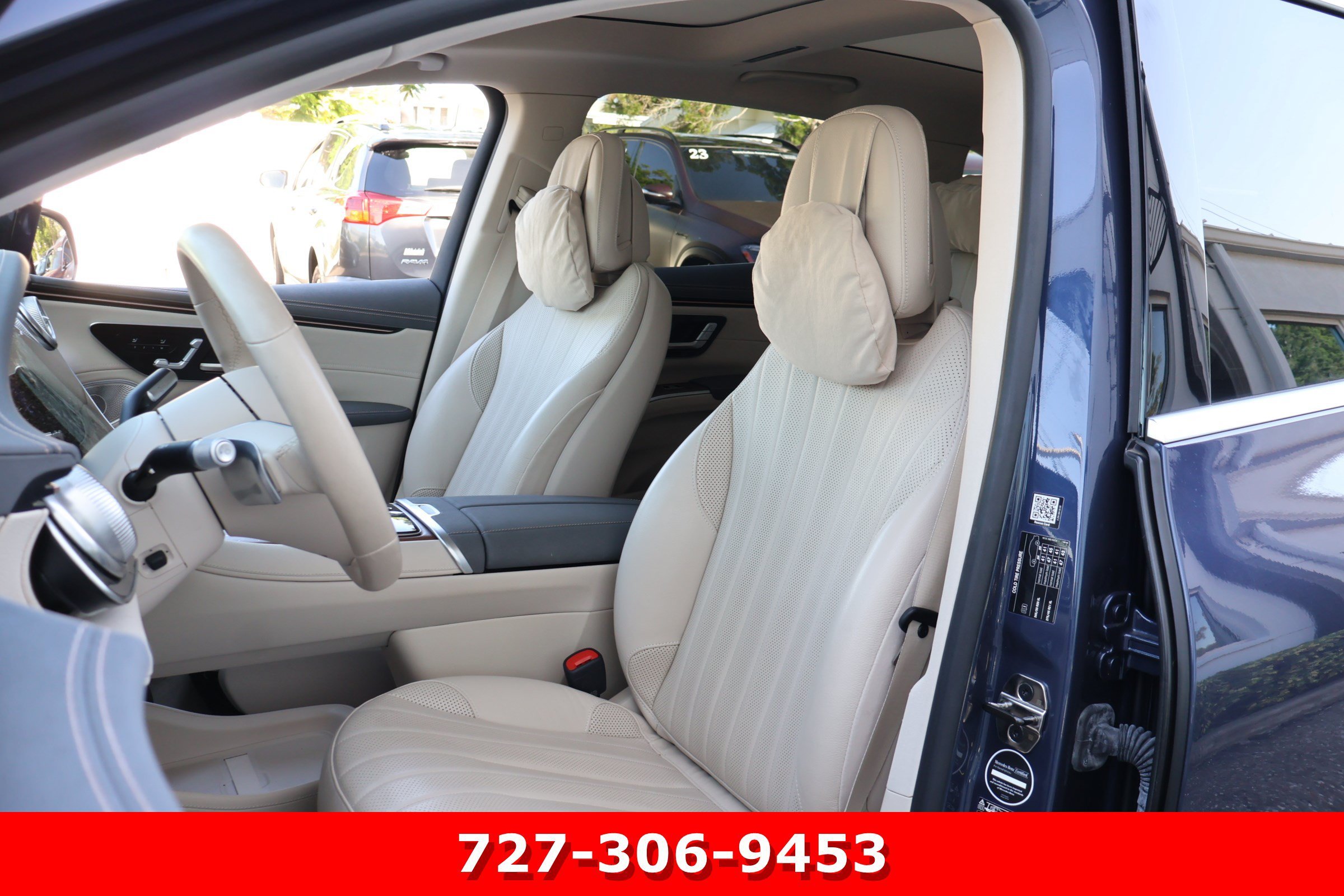 Certified 2024 Mercedes-Benz EQS SUV Base with VIN 4JGDM2EB4RA031220 for sale in Clearwater, FL