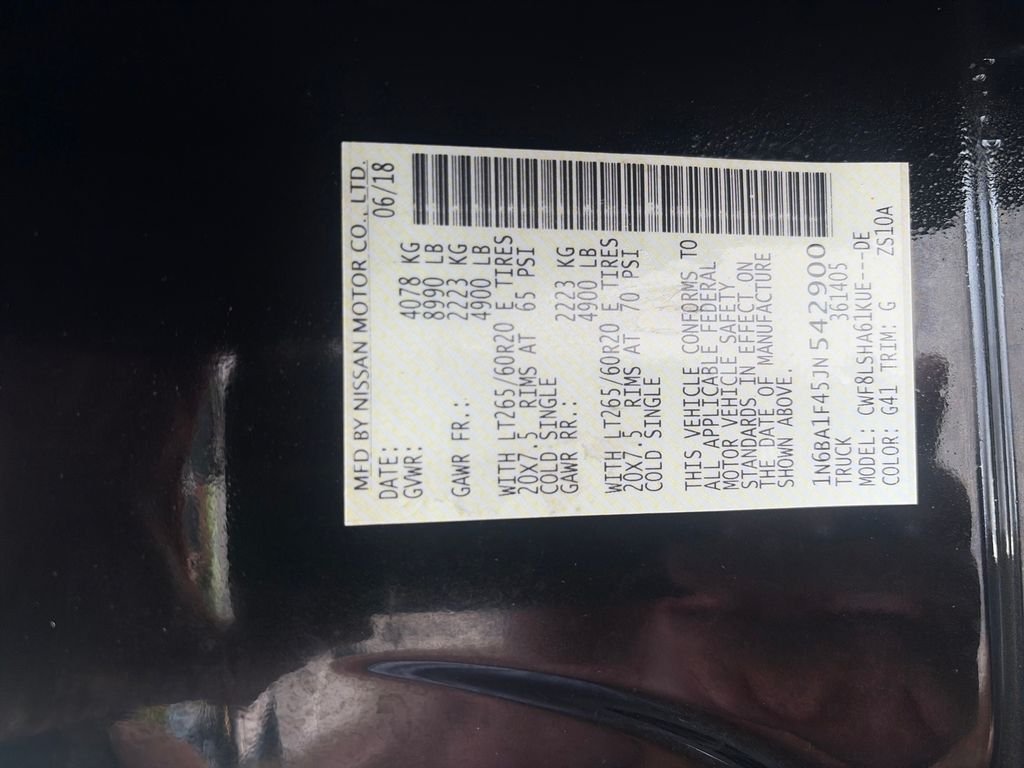 Used 2018 Black Nissan SV image 30