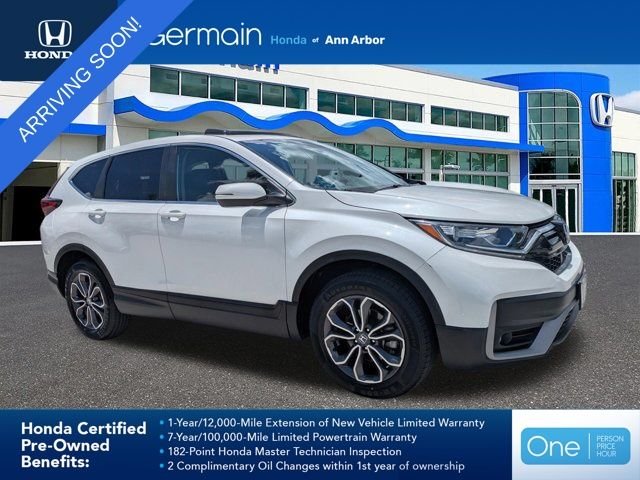 Certified Used 2022 Platinum White Pearl Honda EX image 3
