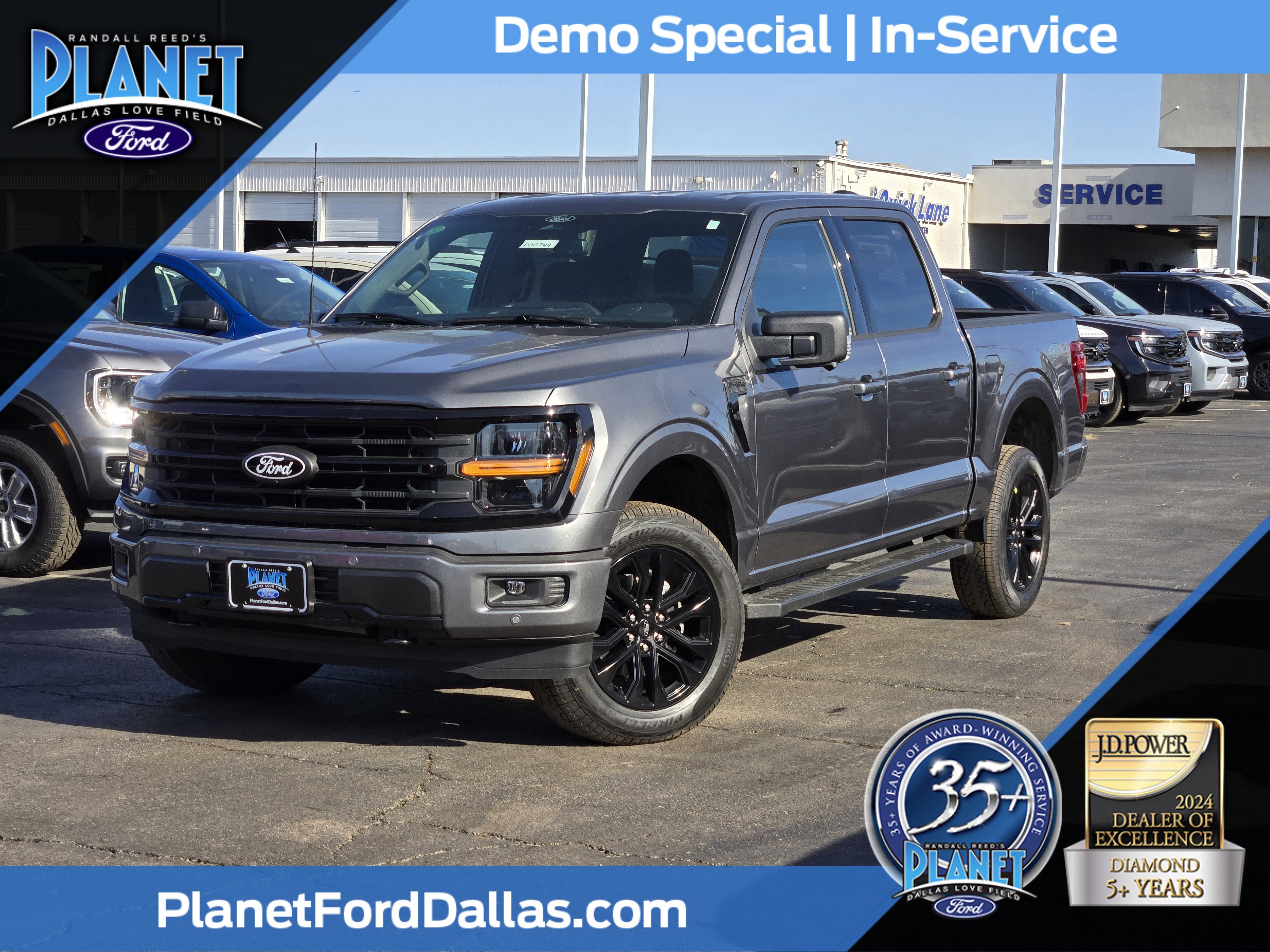 New 2026 Carbonized Gray Metallic Ford XLT image 1