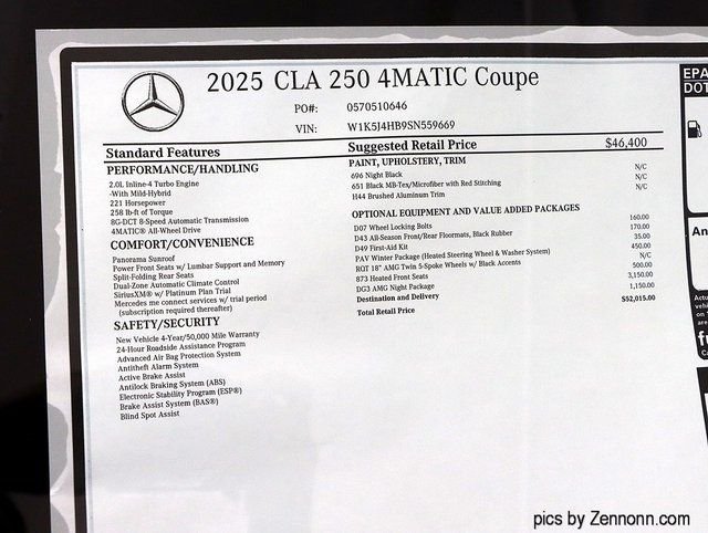 2025 Mercedes-Benz CLA CLA 250 - Photo 25