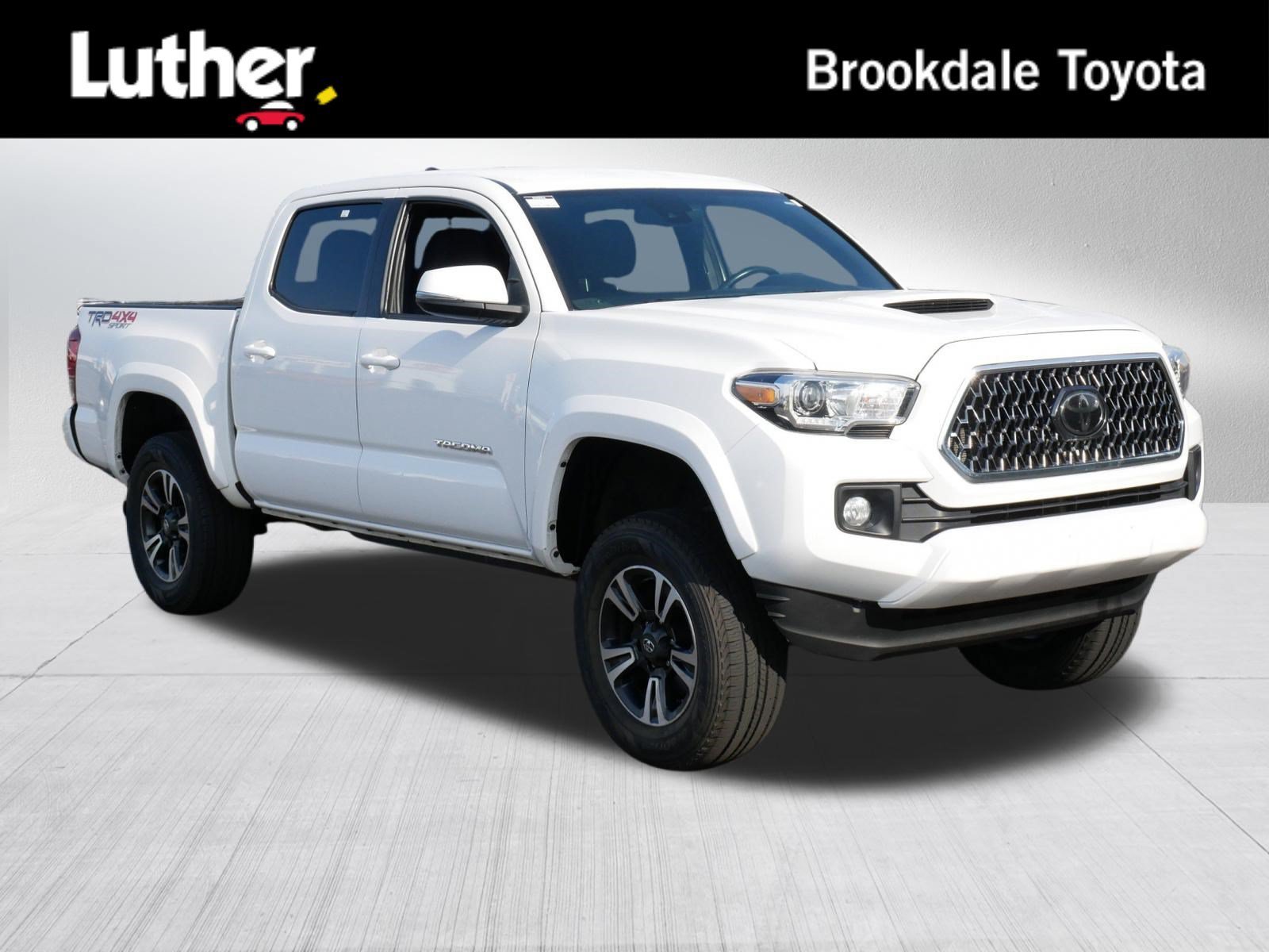 Certified Used 2019 Super White Toyota TRD Sport image 1