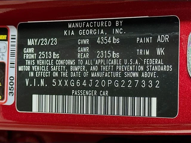 Certified Used 2023 Red Kia GT-Line image 27