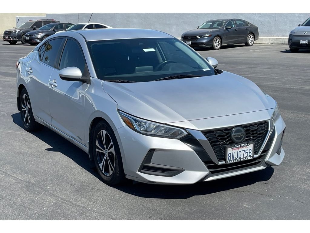 Used 2021 Brilliant Silver Metallic Nissan SV image 9