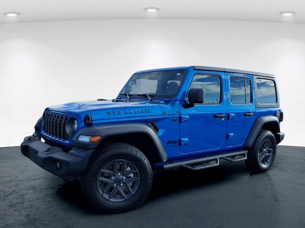 Used 2024 Blue Jeep Sport S image 2