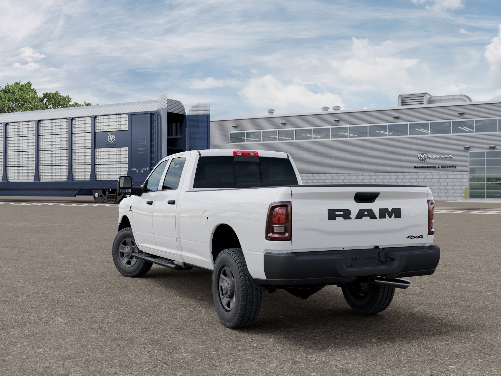 New 2026 Bright White Clear-Coat Exterior Paint RAM Tradesman image 3