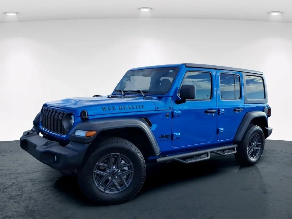 Used 2024 Blue Jeep Sport S image 2