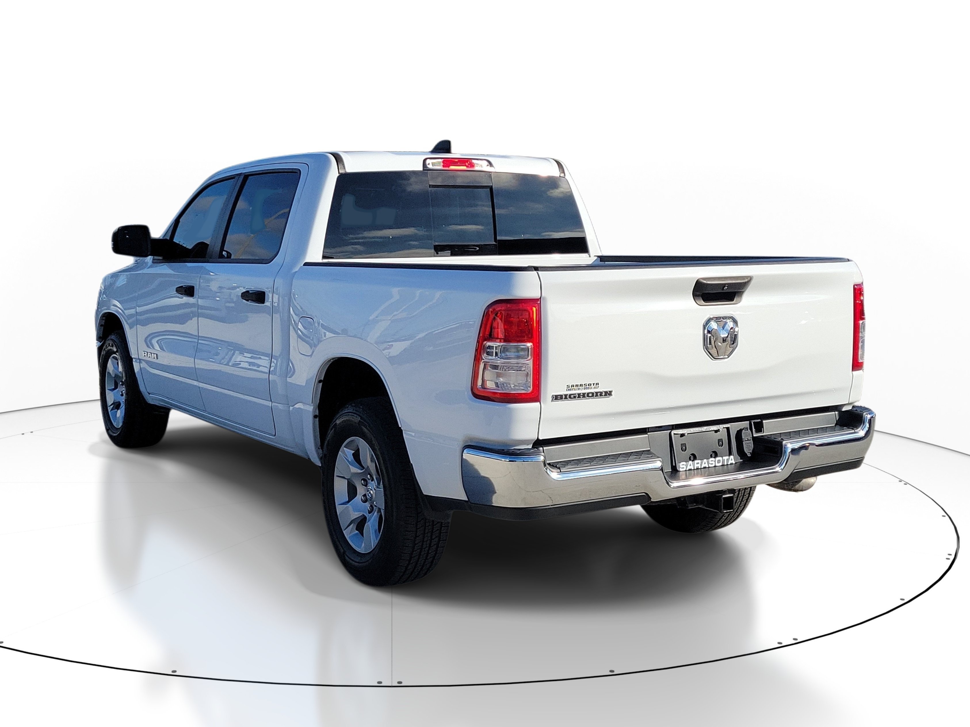 Used 2023 Bright White Clearcoat Ram Big Horn image 4