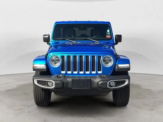 Used 2021 Blue Pearl Jeep Unlimited Sahara image 8