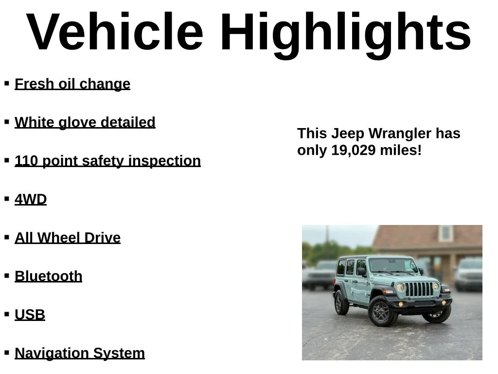 Used 2024 Gray Jeep Sport S image 33