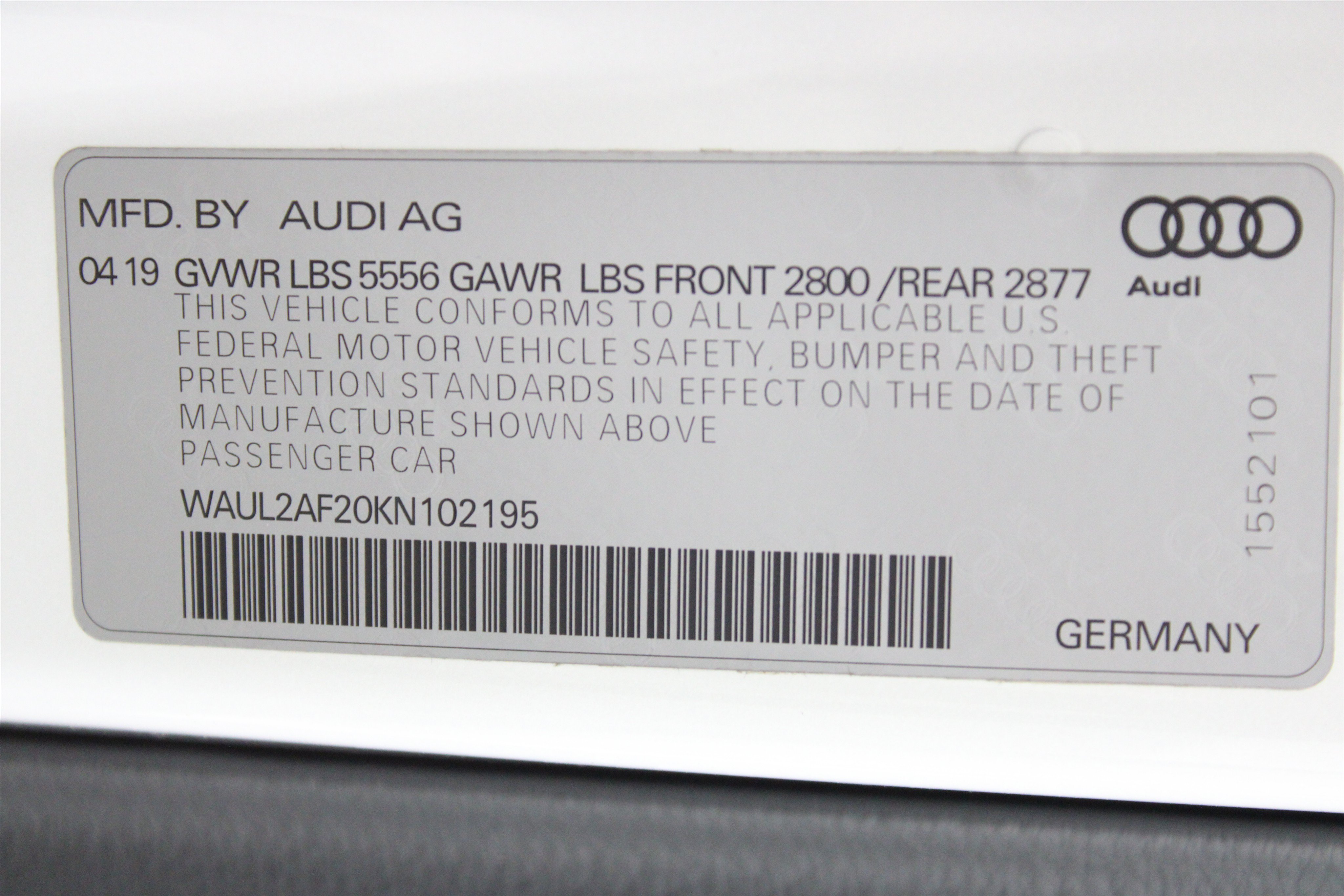 Used 2019 Glacier White Metallic Audi Premium Plus All-Wheel Drive image 37