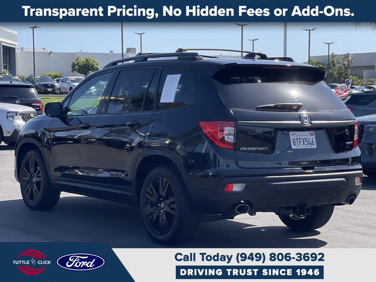 Used 2019 Black Honda Sport image 4