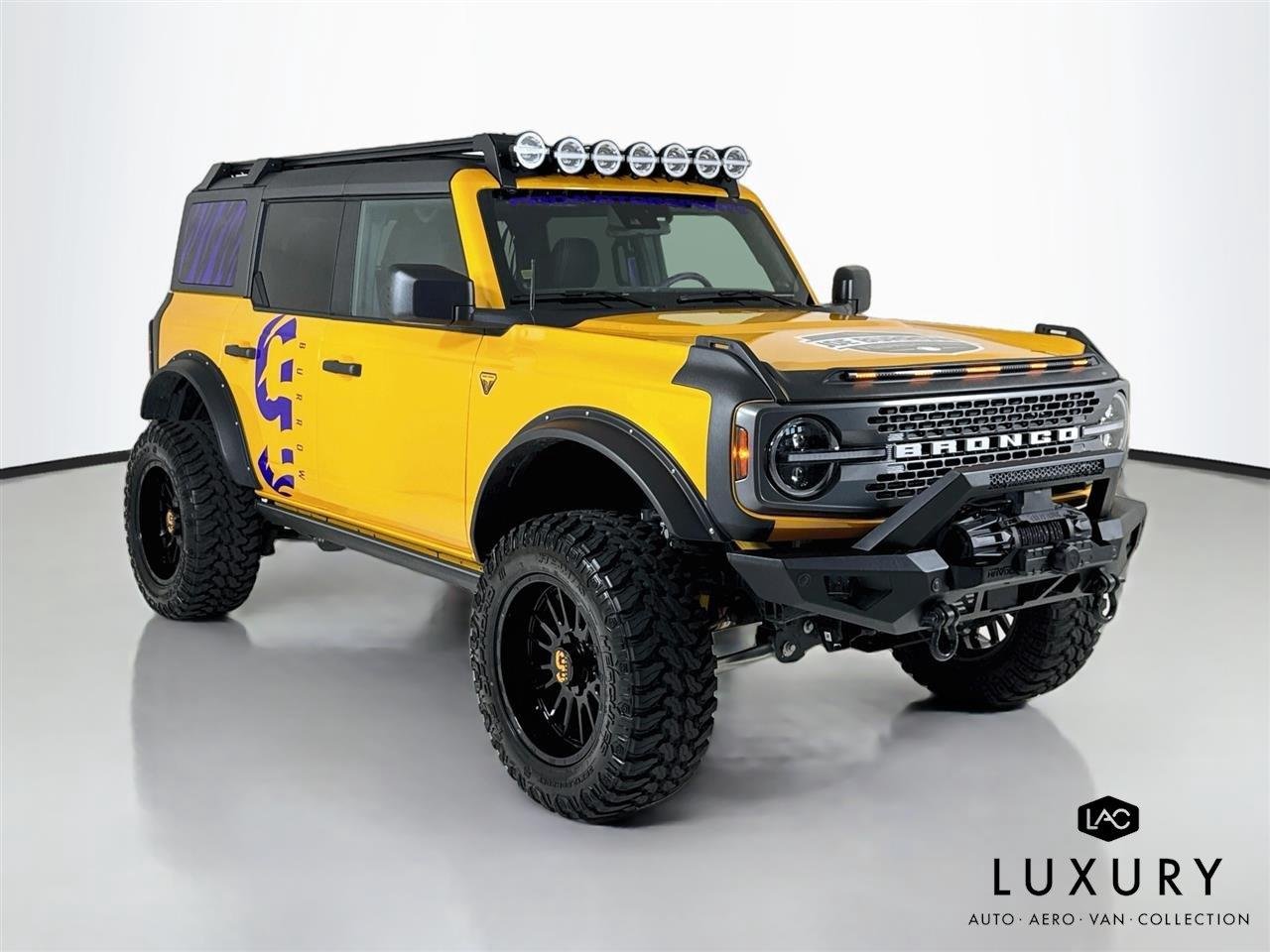 Used 2022 Cyber Orange Metallic Tricoat Ford Badlands | Custom Build for Joe Burrow Foundation image 3