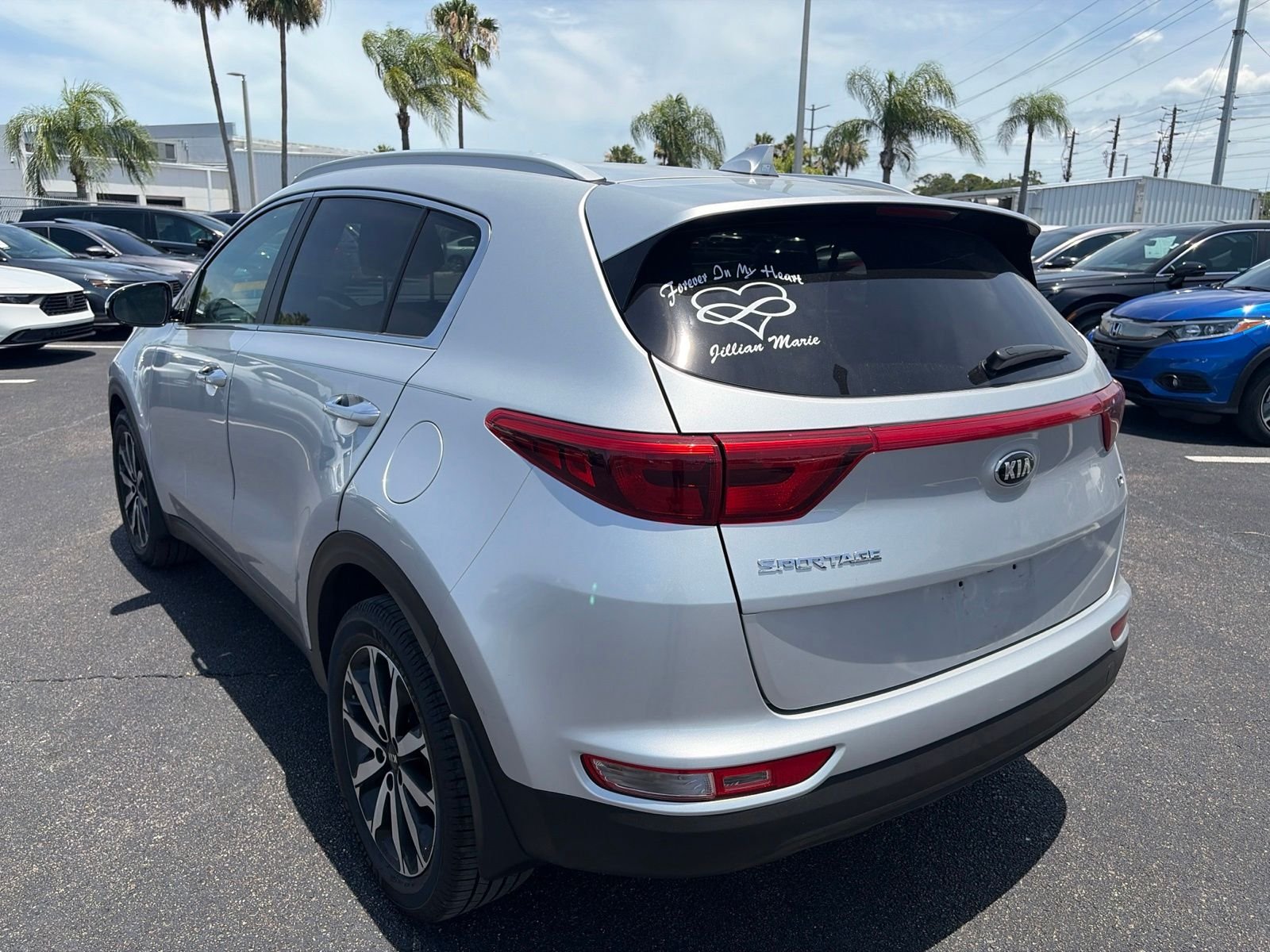 Used 2019 Silver Kia EX image 5