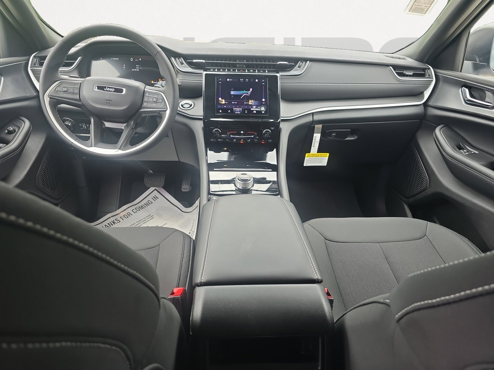 New 2026 Bright White Clearcoat Jeep Laredo image 3