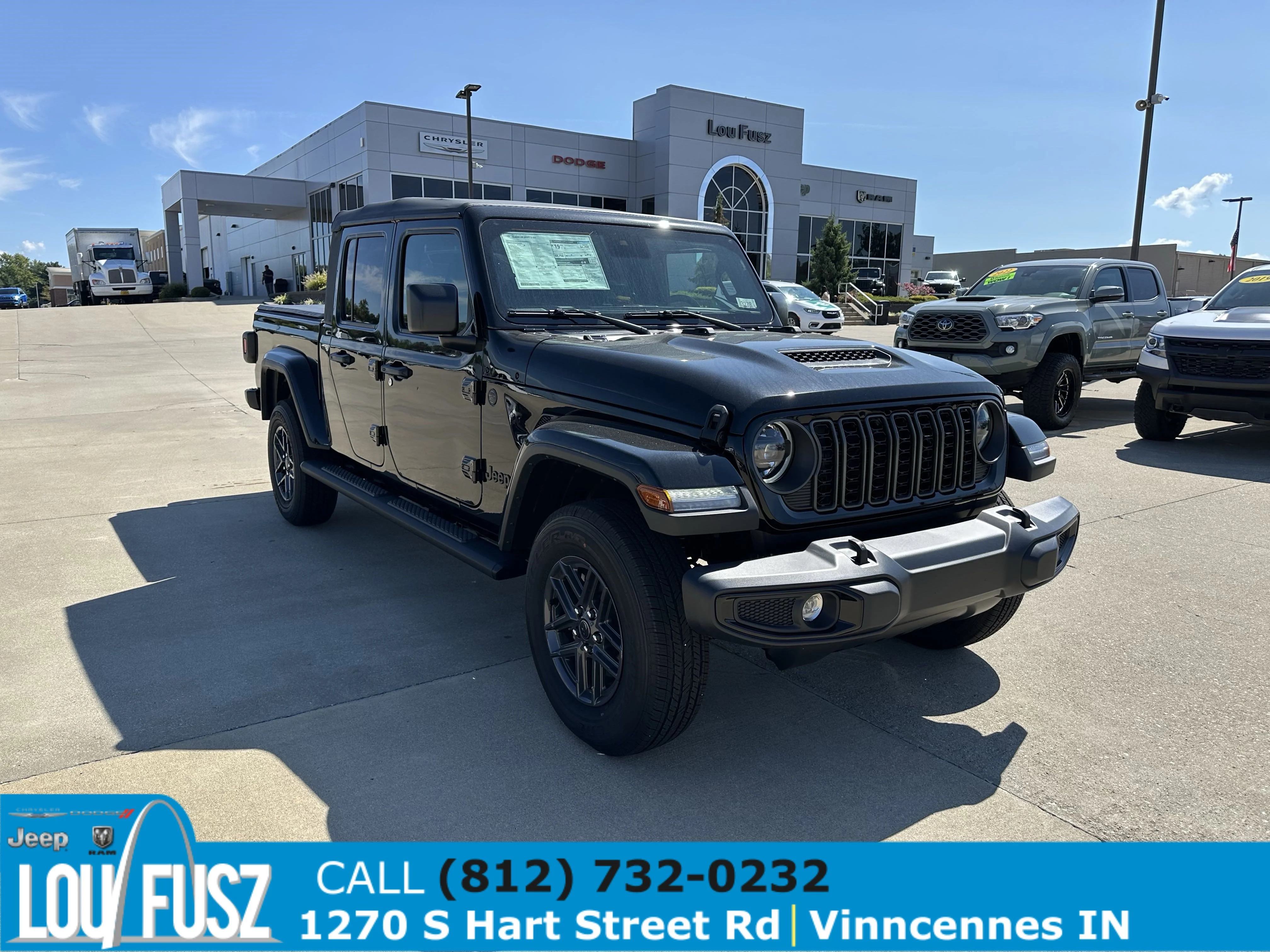 New 2025 Black Clear-Coat Exterior Paint Jeep Sport S image 1