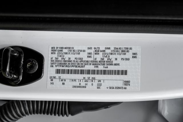 Used 2023 Oxford White Ford Raptor image 73