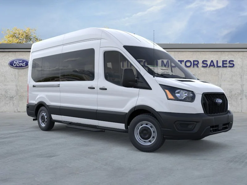 New 2025 Oxford White Ford Passenger Van XL image 7