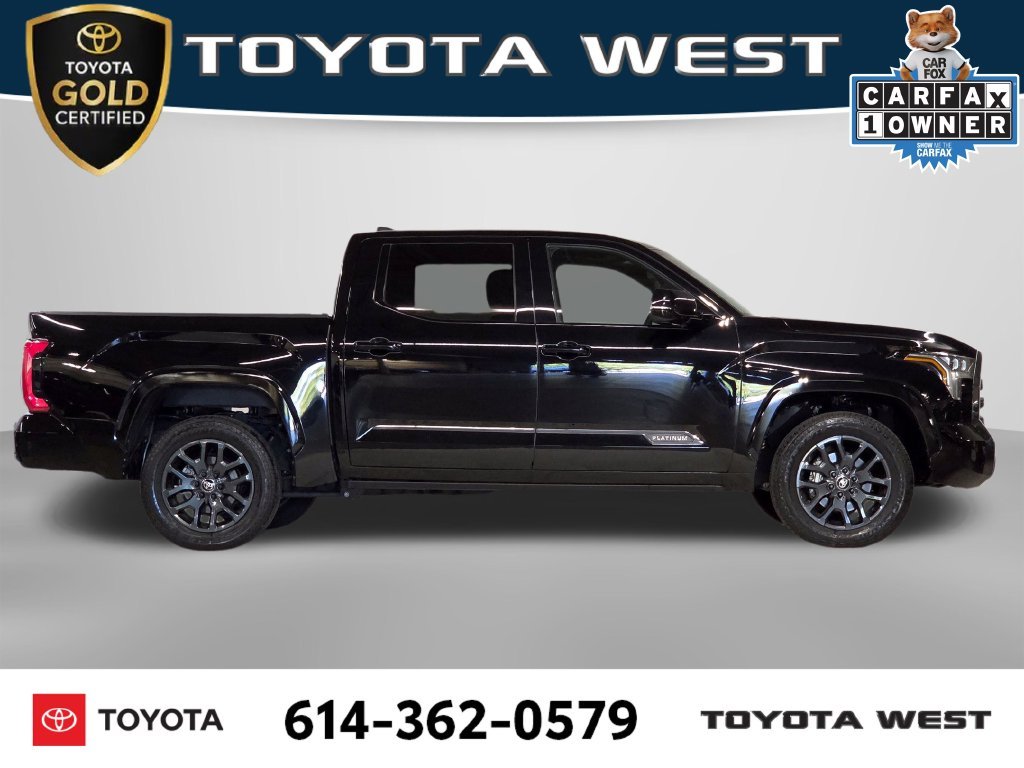 Certified Used 2025 Black Toyota Platinum image 4