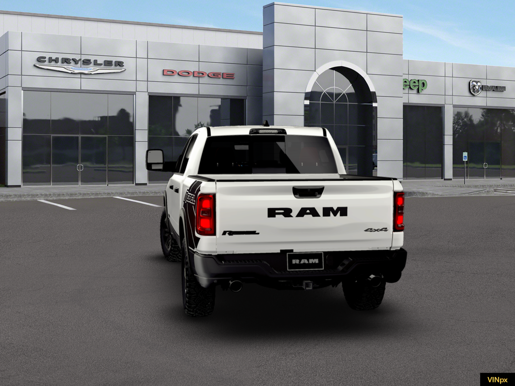 New 2026 Bright White Clear-Coat Exterior Paint RAM Rebel image 11