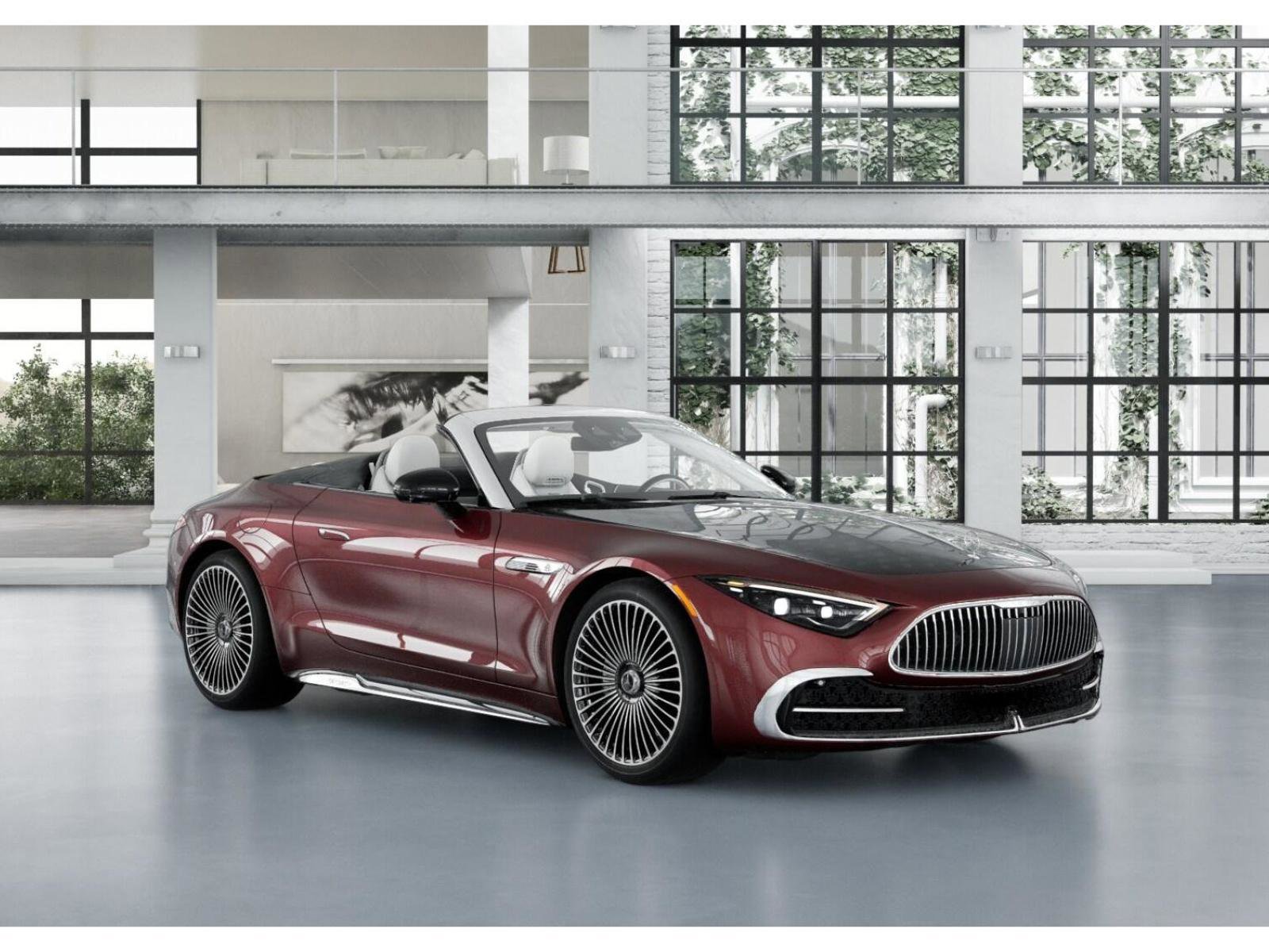 New 2026 MANUFAKTUR exclusive barolo red metallic Mercedes-Benz Maybach SL 680 Monogram Series image 11