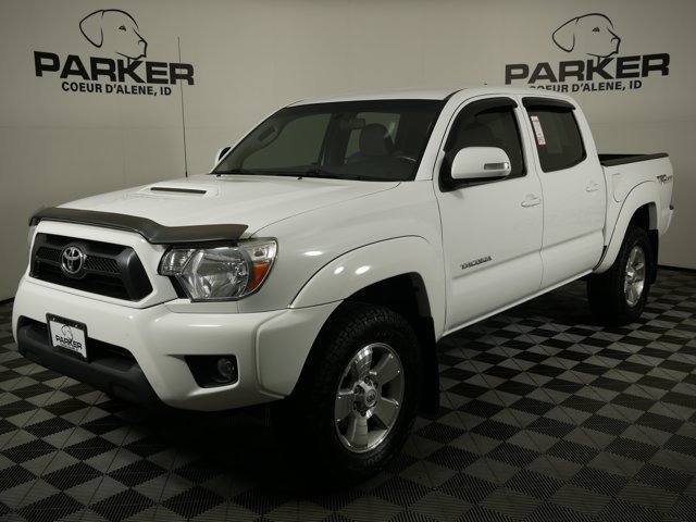 Used 2015 Super White Toyota Double Cab TRD Sport w/ Extra Value Pkg image 1