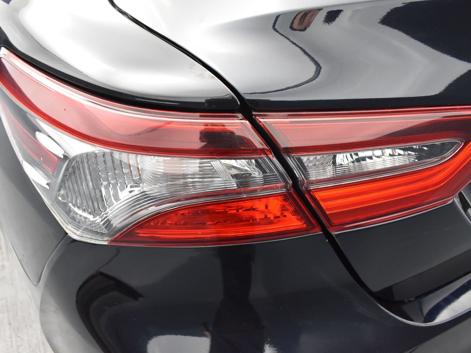 Used 2021 Midnight Black Metallic Toyota LE image 8