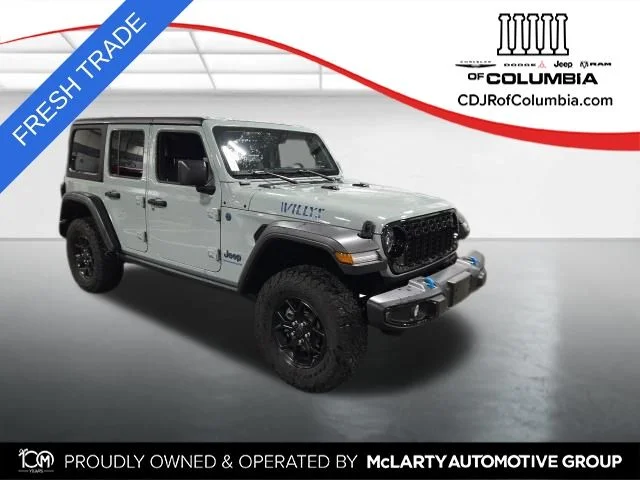 Used 2024 Gray Jeep Willys 4xe image 1