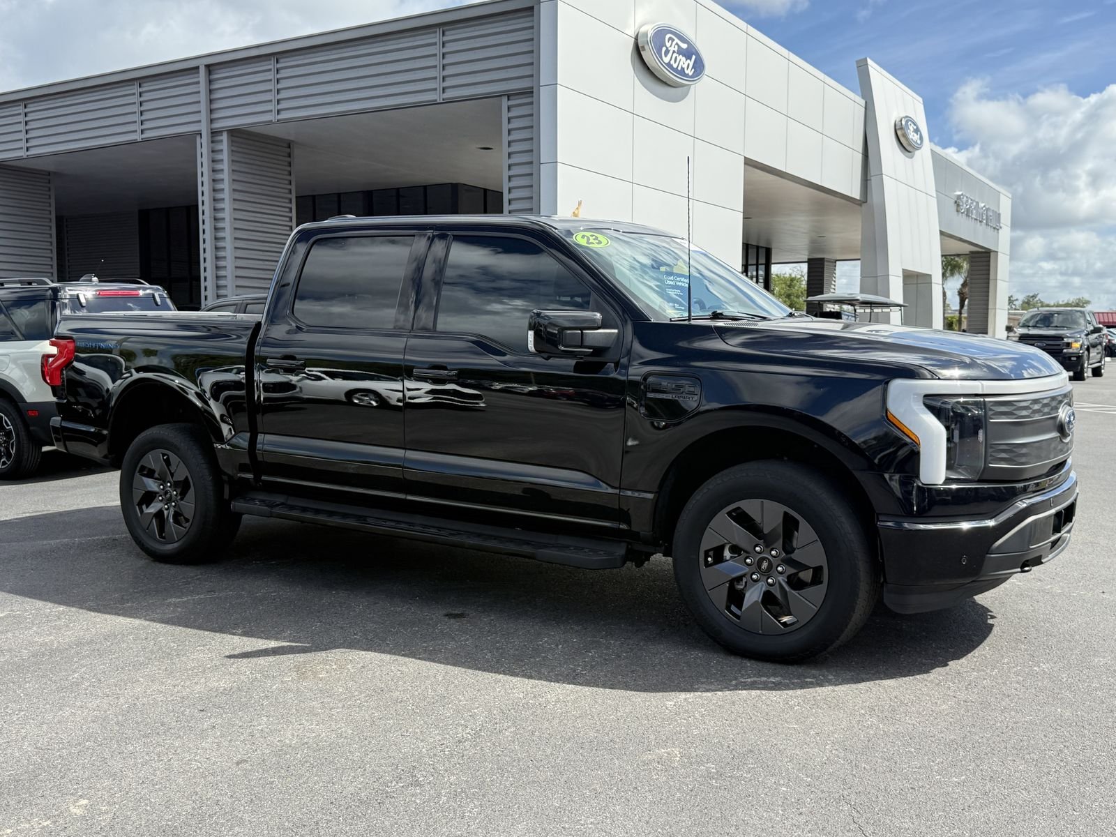 Certified 2023 Ford F-150 Lightning Lariat with VIN 1FTVW1ELXPWG06412 for sale in Spring Hill, FL