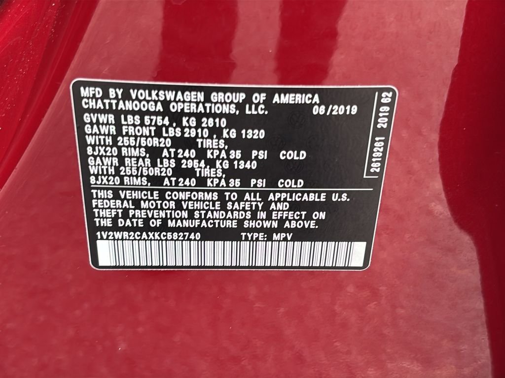 2019 Volkswagen Atlas - Photo 40