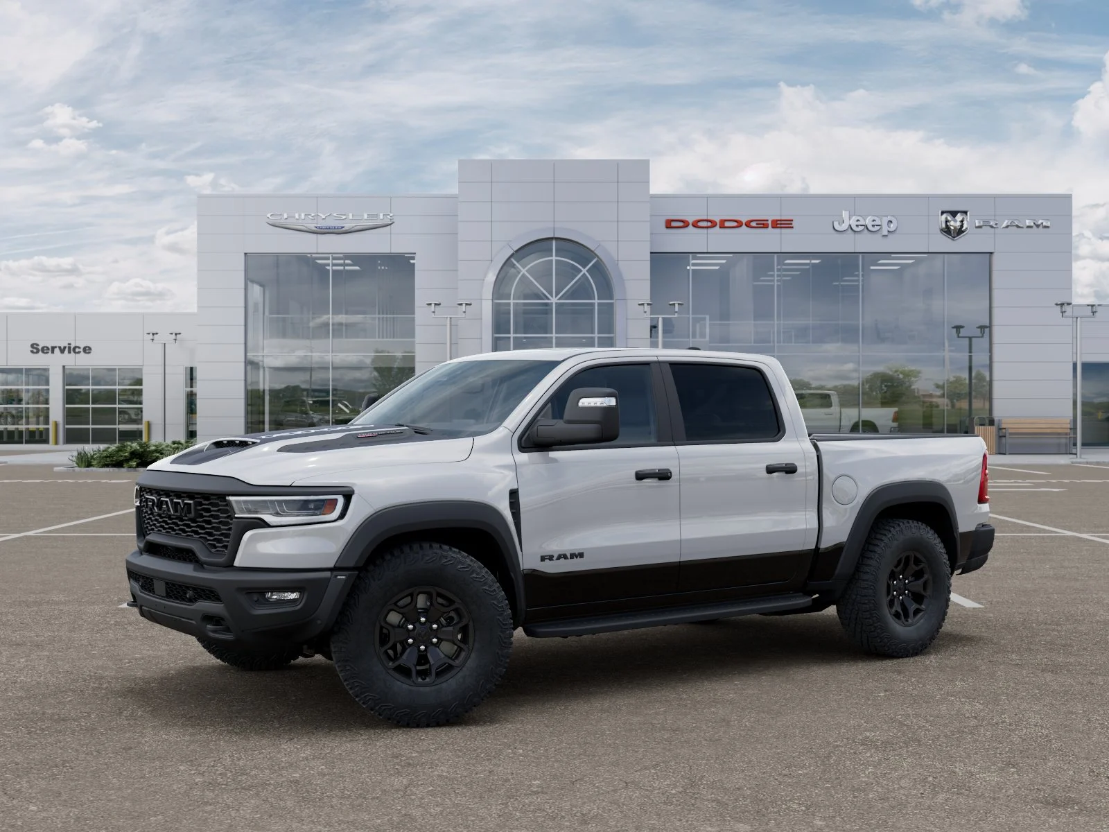 New 2026 Bright White Clear-Coat Exterior Paint RAM RHO image 35