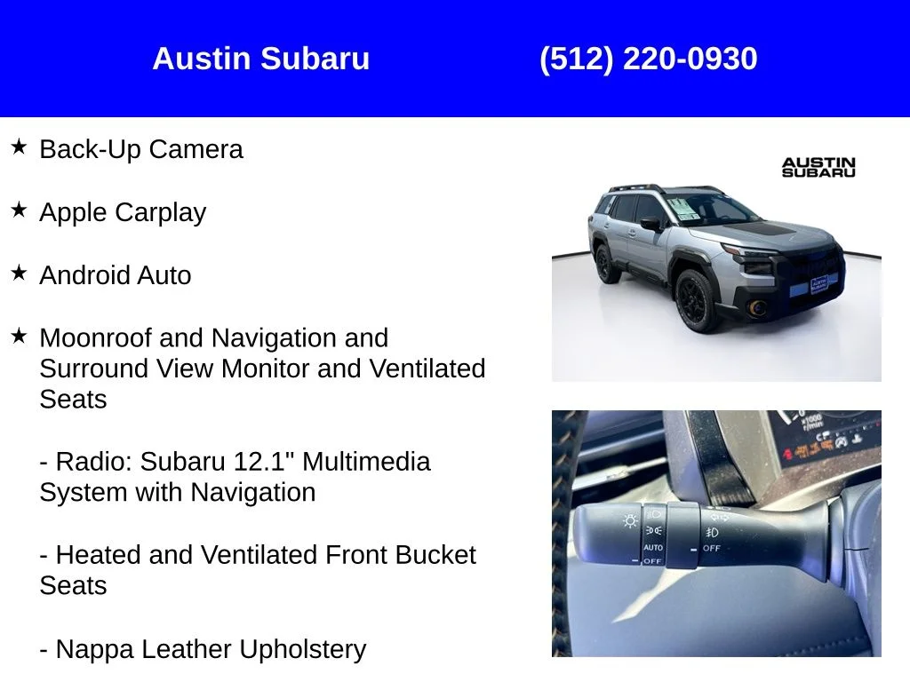 New 2026 Silver Subaru Wilderness image 9