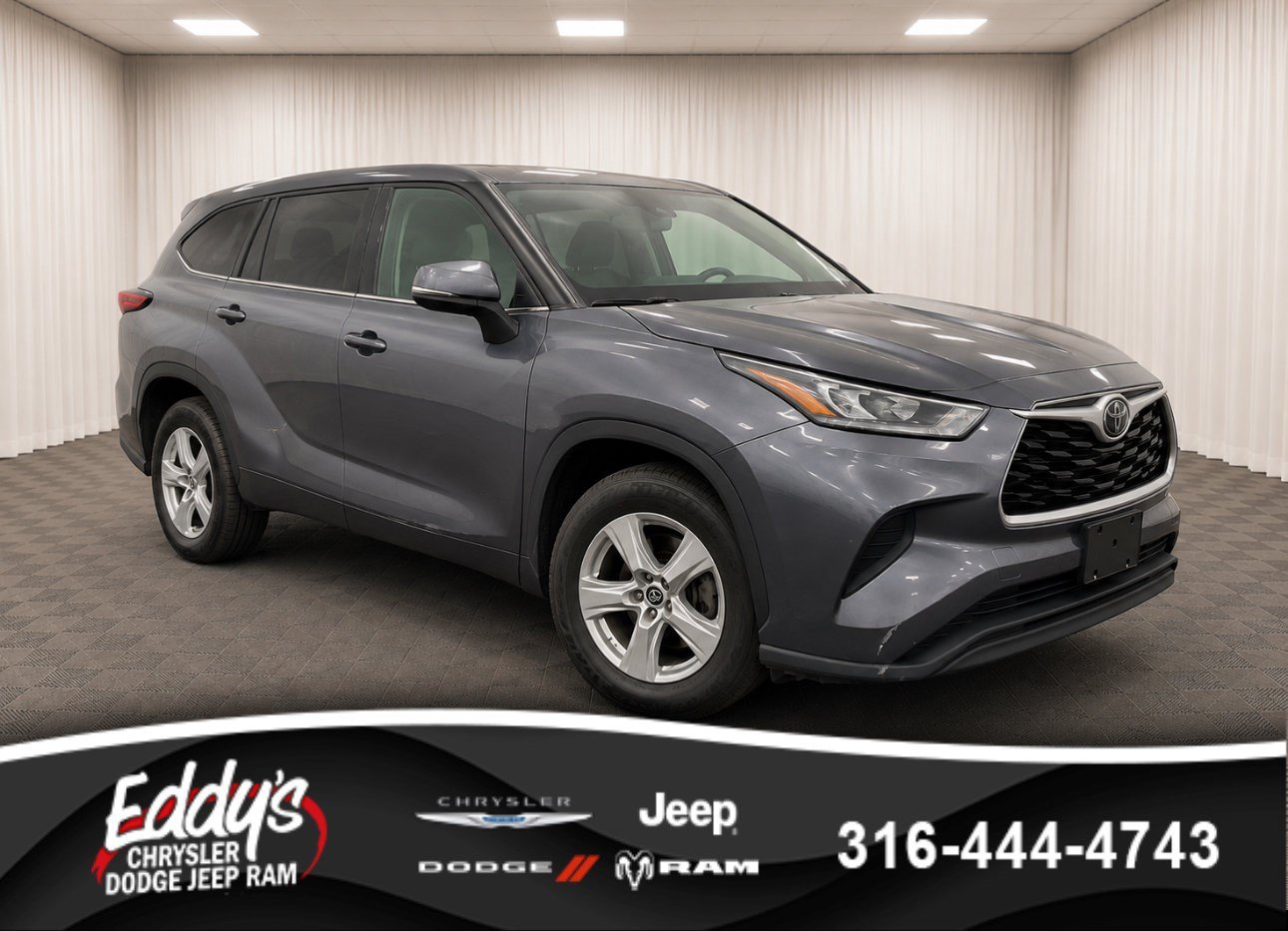 Used 2020 Magnetic Gray Metallic Toyota L image 1