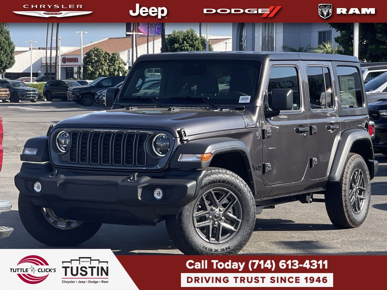 New 2026 Granite Crystal Metallic Clearcoat Jeep Sport S image 1
