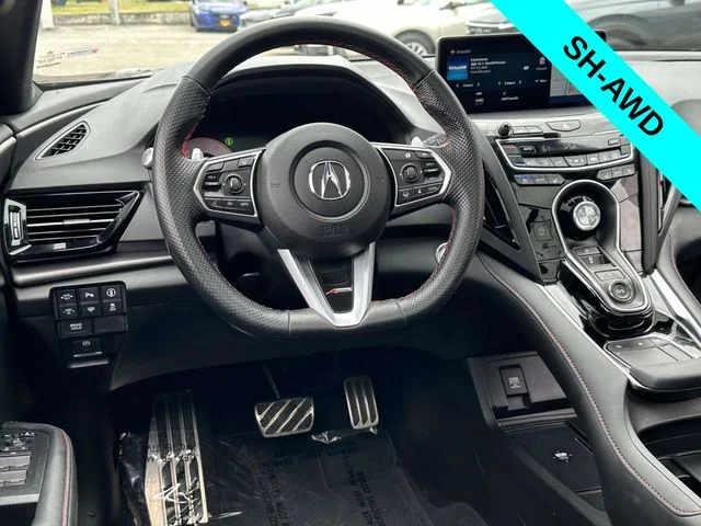 Used 2023 Majestic Black Pearl Acura A-Spec Advance Package image 2
