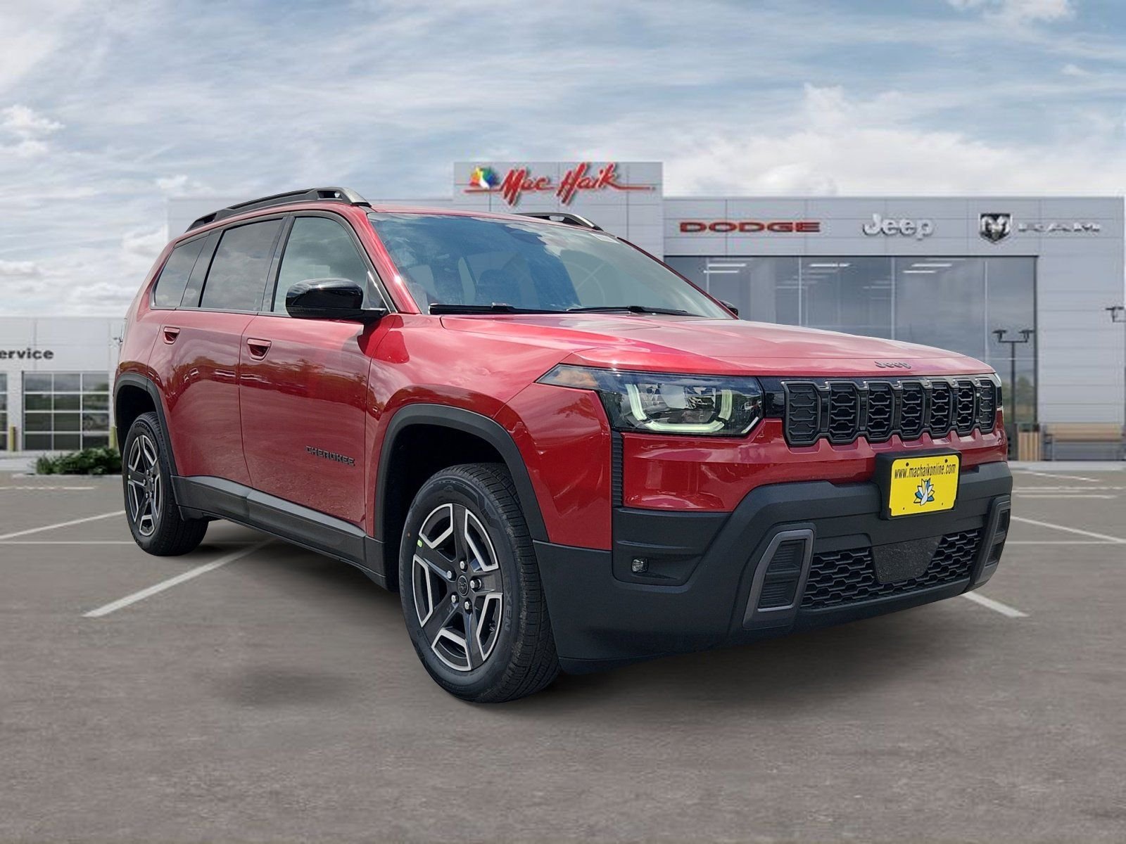 New 2026 Red Hot Pearl-Coat Exterior Paint Jeep Limited image 7