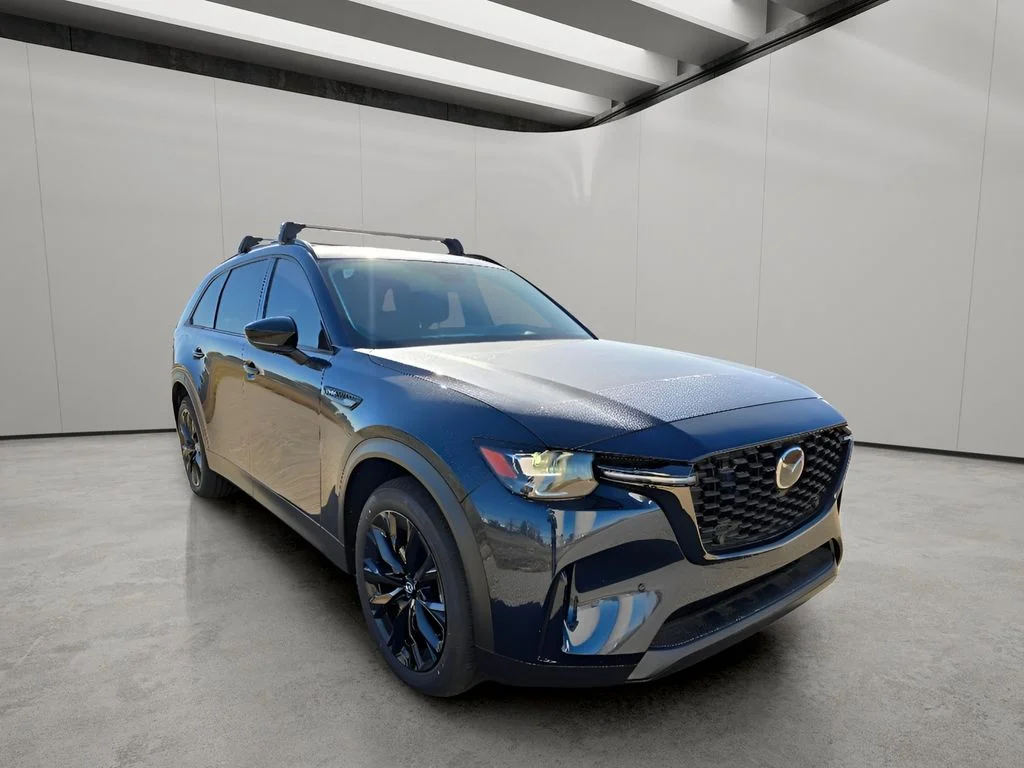 New 2025 Deep Crystal Blue Mica Mazda Premium Sport AWD image 7