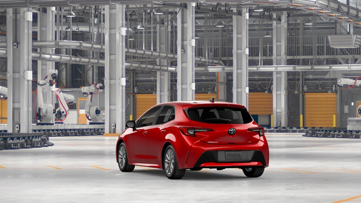 New 2027 Finish Line Red Toyota SE image 7
