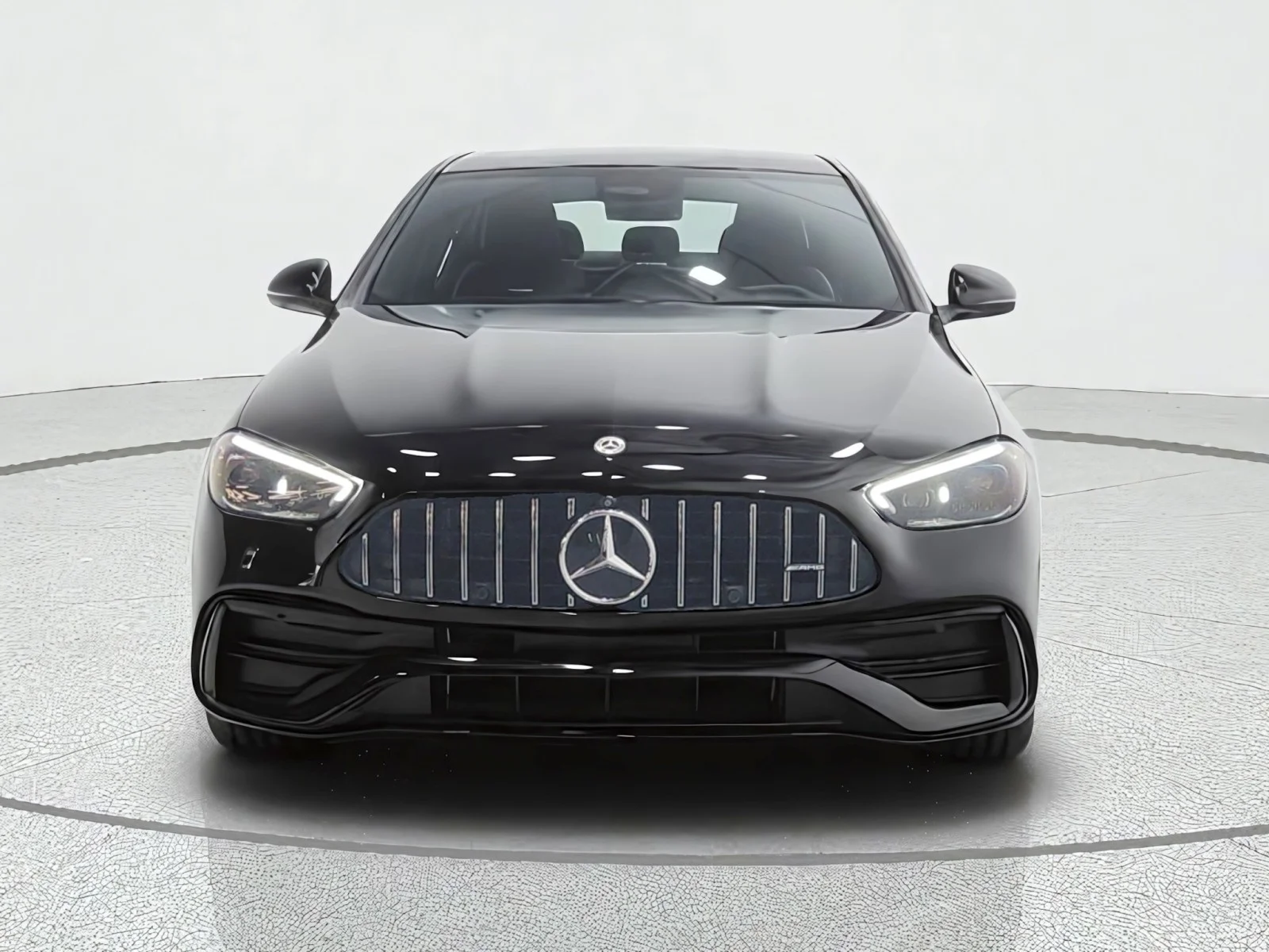 Certified Used 2023 Obsidian Black Metallic Mercedes-Benz AMG® C 43 4MATIC Sedan image 2