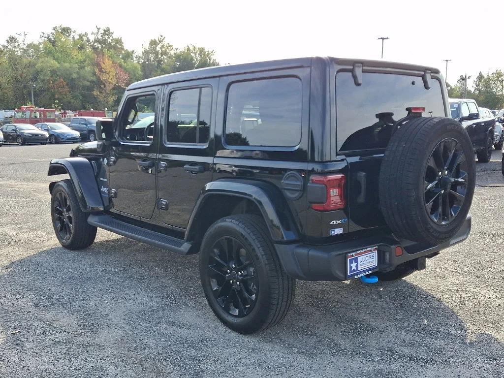 Used 2024 Black Jeep Sahara 4xe image 8