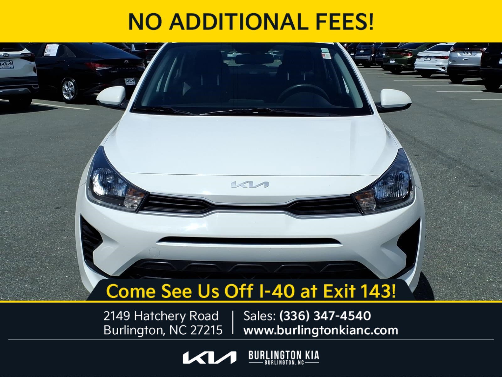 Used 2023 Clear White Kia LX image 2